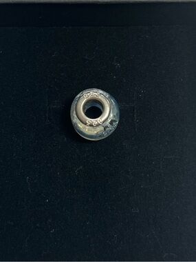 Sterling silver bracelet bead